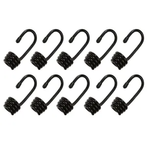 10-Pack Elastic Cord Hooks for 3/8" Rubber Cords: Secure Fastening Solution for Versatile Applications
