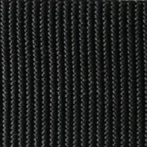 1" Black Nylon Webbing (sold by the foot)