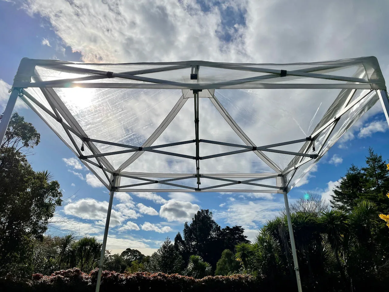 3x3m Clear Top Canopy = 9m2