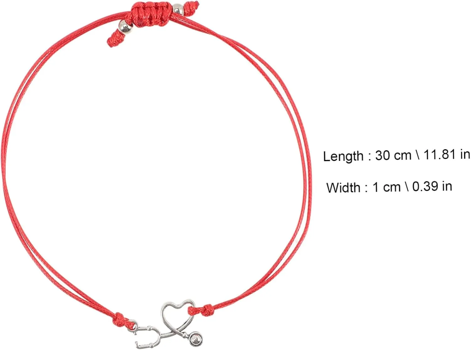 4pcs stethoscope bracelet wristbands for men nurse jewelry accessories wrist bracelet alloy wrist chain man