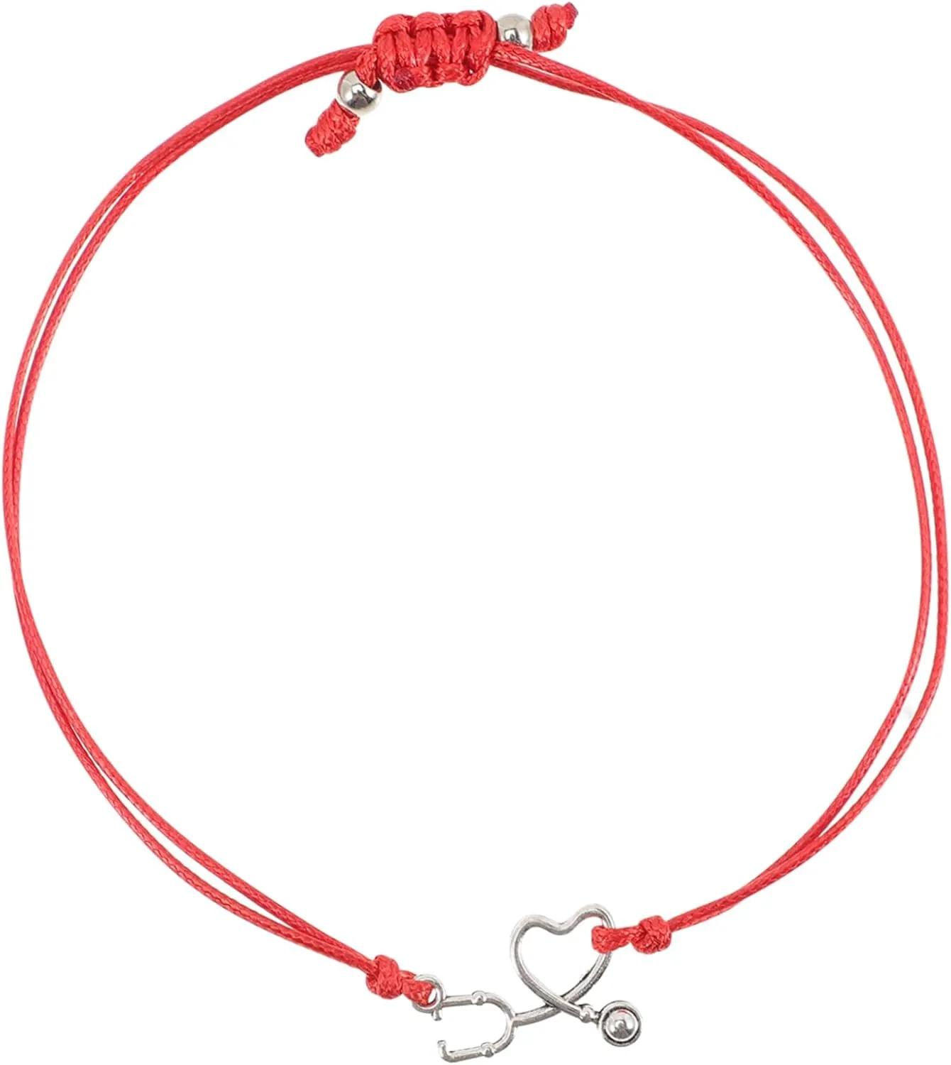 4pcs stethoscope bracelet wristbands for men nurse jewelry accessories wrist bracelet alloy wrist chain man