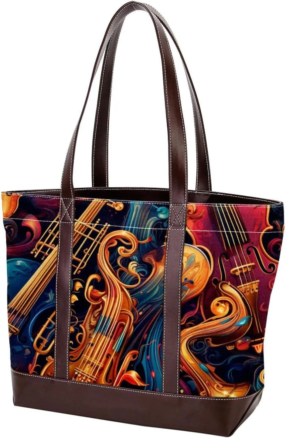 Aesthetic Instruments-937 Tote Bags Durable Leather Canvas Purses and Handbags for Women Top Handle Shoulder Satchel Hobo Bags