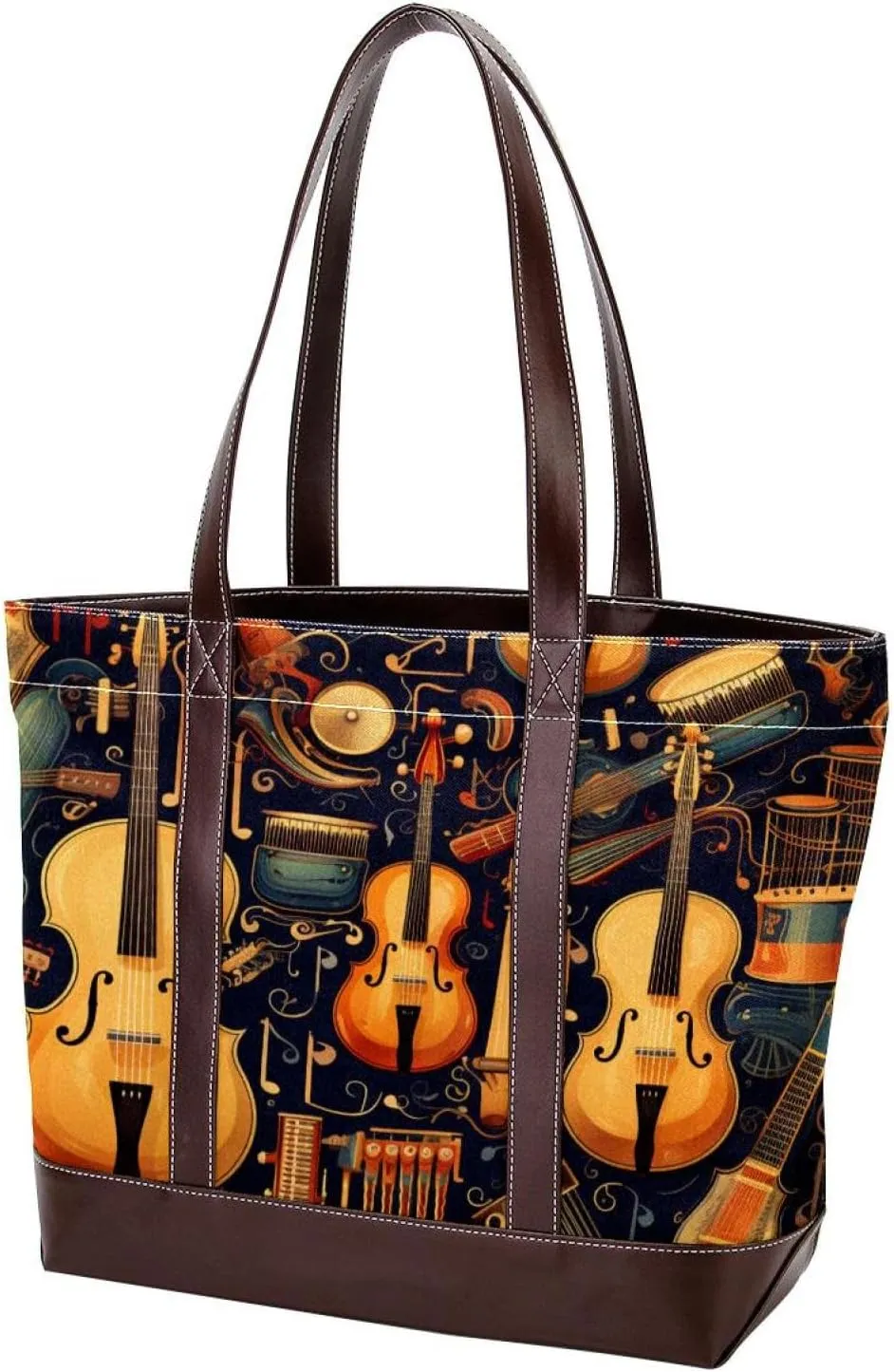Aesthetic Instruments-949 Tote Bags Durable Leather Canvas Purses and Handbags for Women Top Handle Shoulder Satchel Hobo Bags