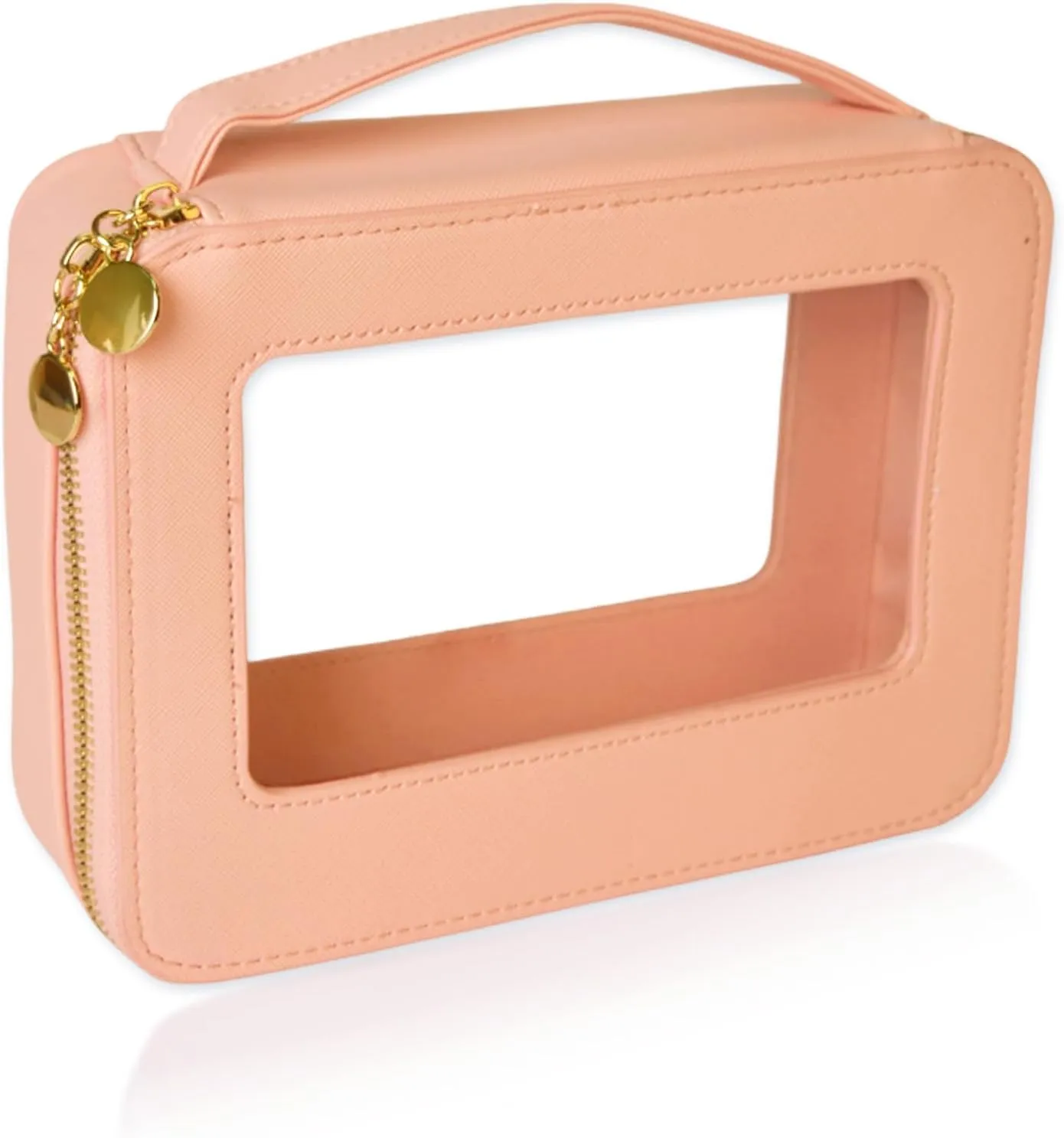 Baitaihem Travel Clear Makeup Bag Toiletry Cosmetic Bag Case for Beauty Lovers Your Travel Companion for Easy Organization and CleaningCOLOR-B