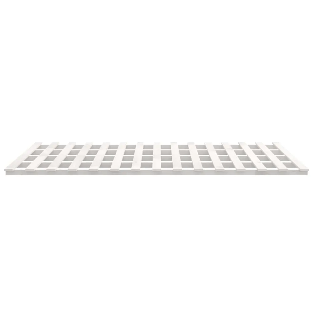 Bed Frame White 180x200 cm 6FT Super King Solid Wood Pine