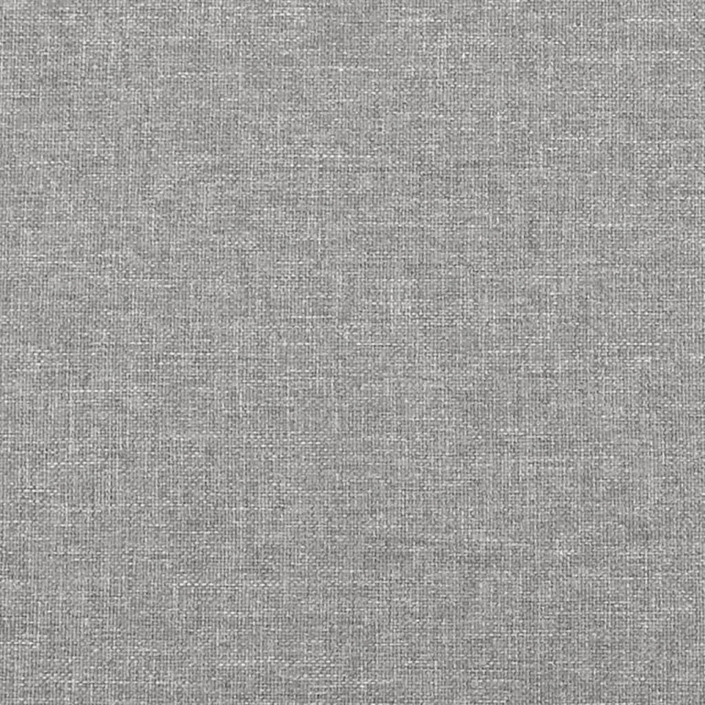Bed Frame without Mattress Light Grey Single Fabric (UK/IE/FI/NO only)