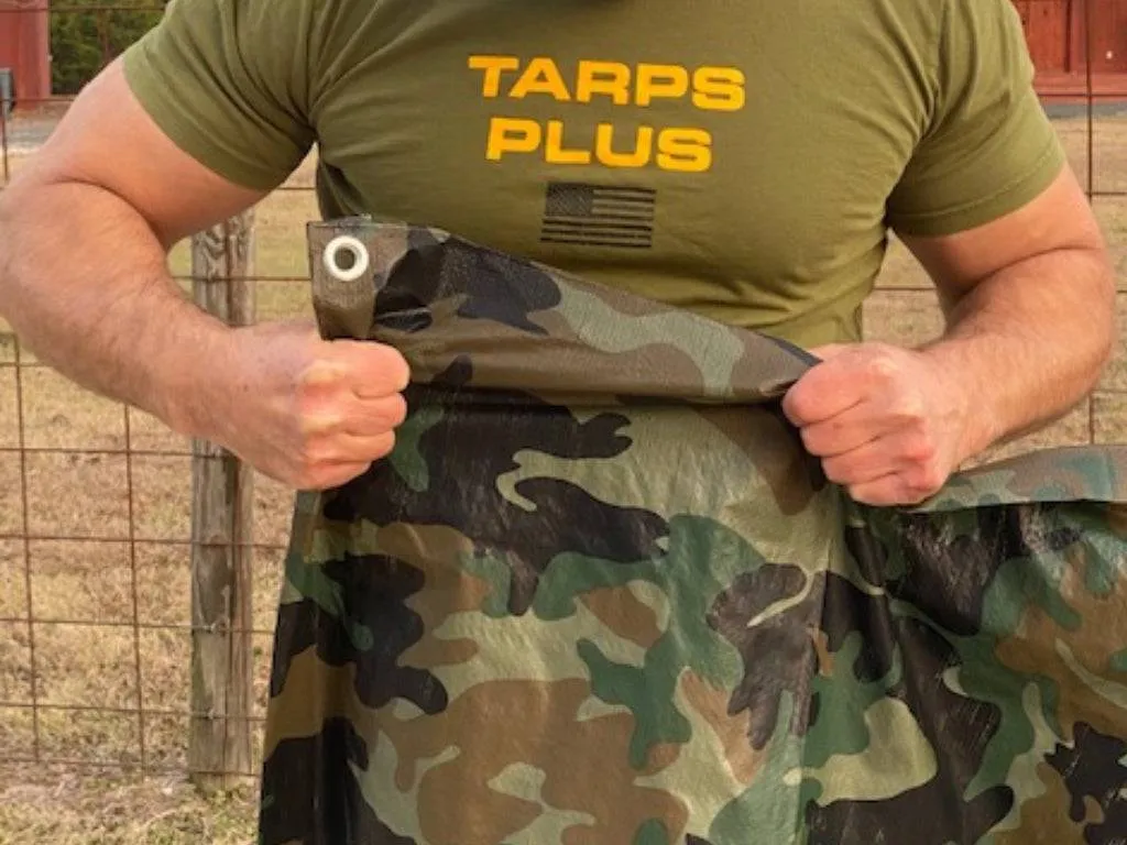 Camouflage Poly Tarps