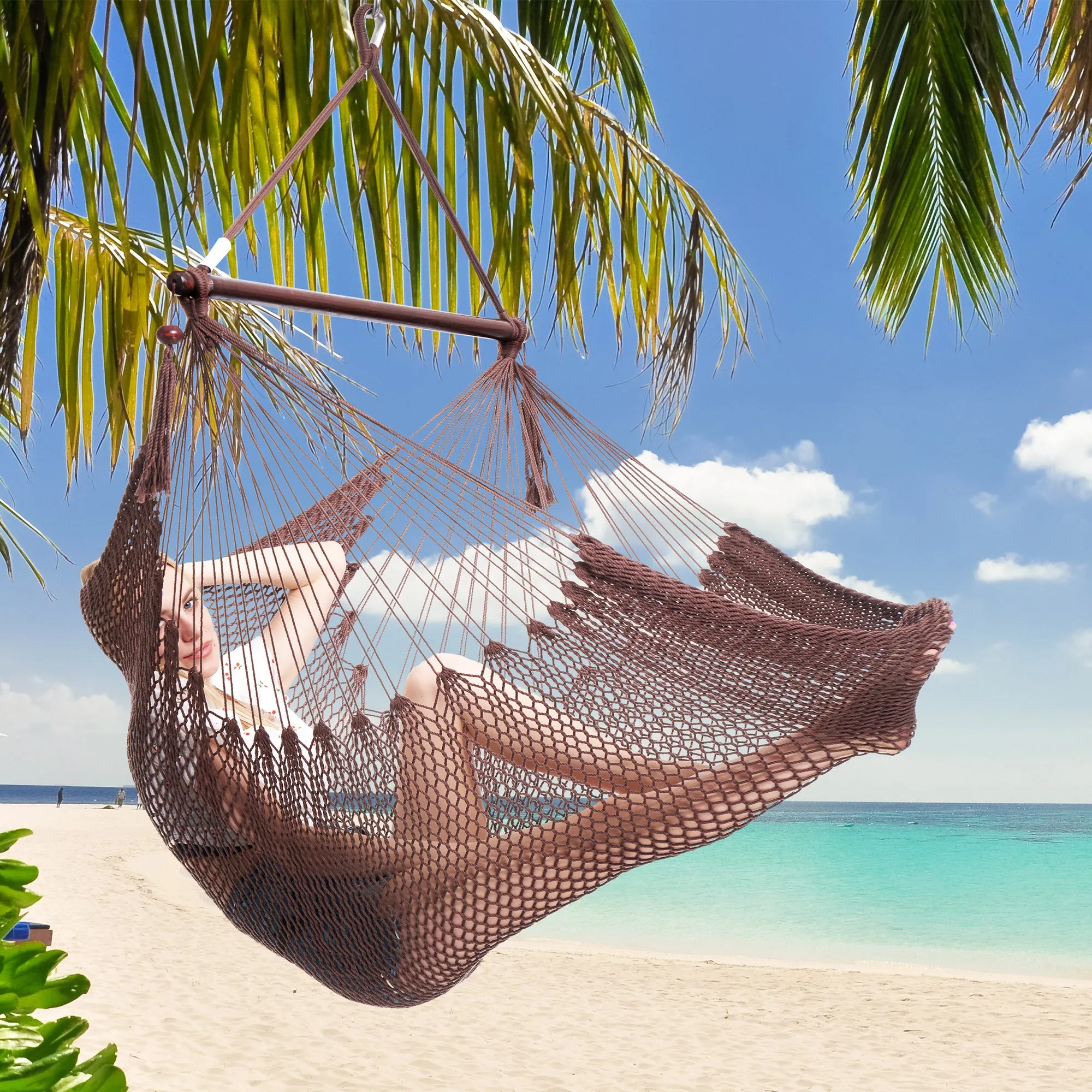 Caribbean Hammock Chair - Mocha