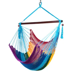 Caribbean Hammock Chair - Rainbow