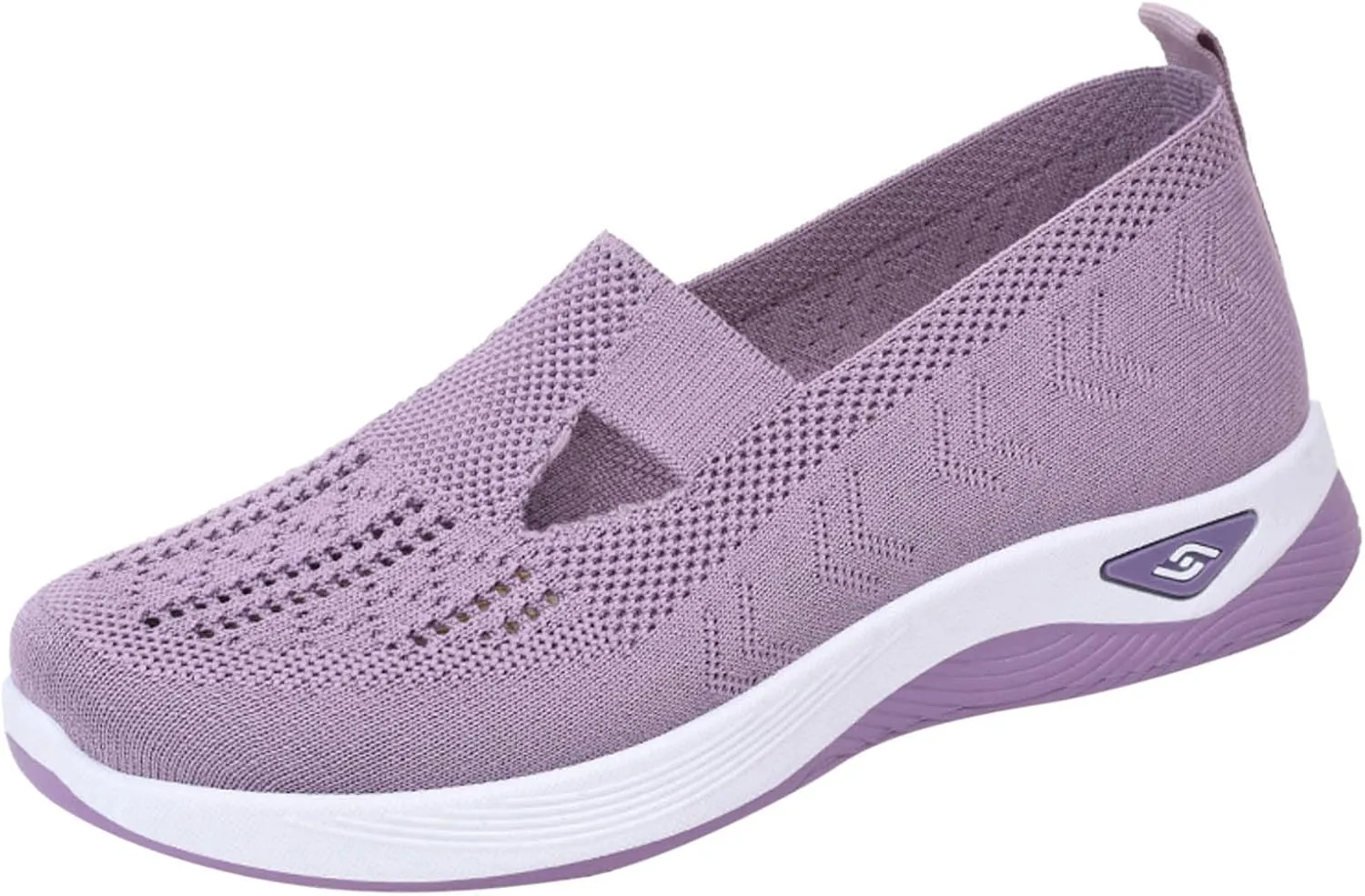 Cathalem Running Shoes for Women Walking Slip on Diabetic Foam Shoes Hands Free Slip in Sneakers Arch Support