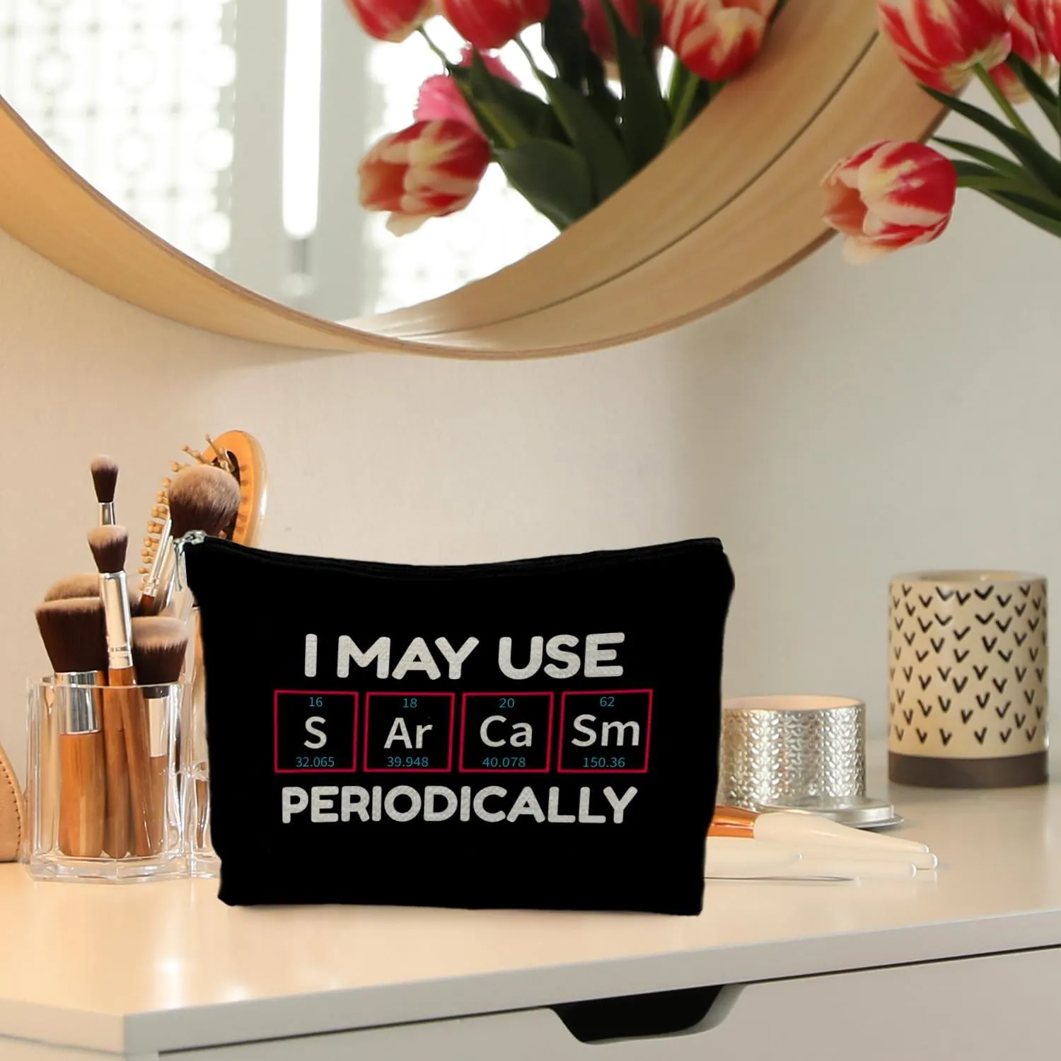 Chemistry Teacher Makeup Bag - Funny Science Gifts for Lovers of Science