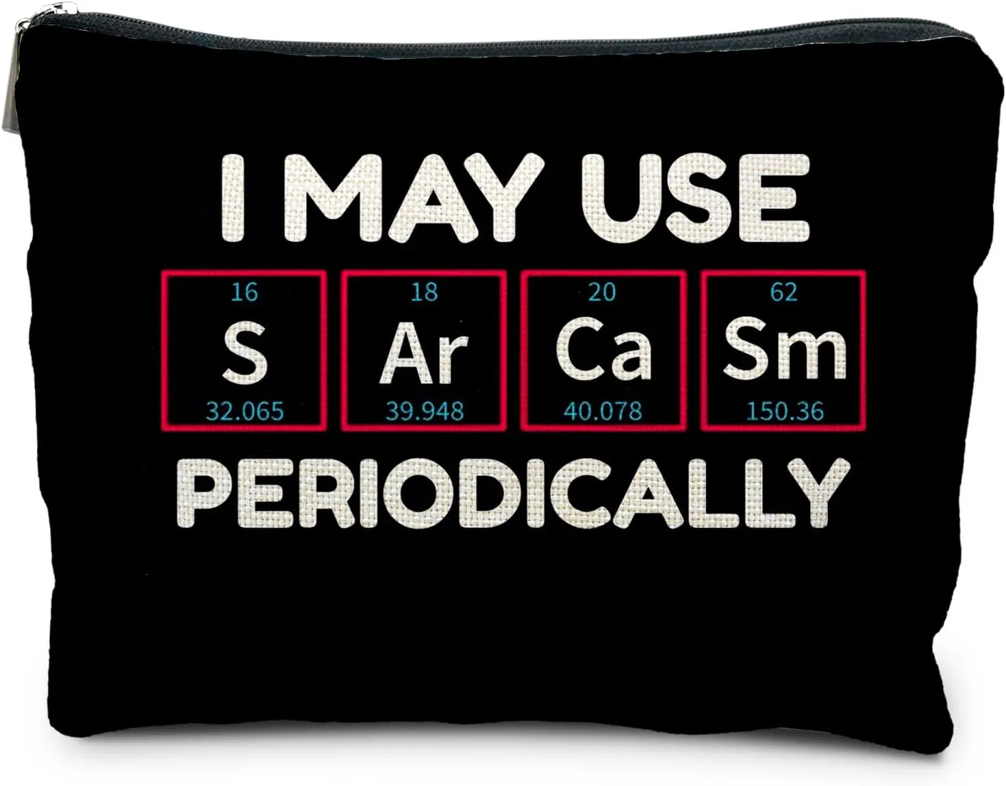 Chemistry Teacher Makeup Bag - Funny Science Gifts for Lovers of Science