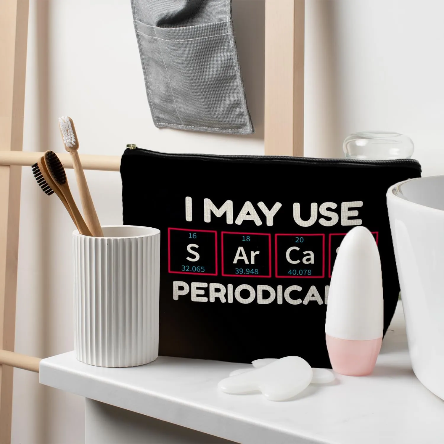 Chemistry Teacher Makeup Bag - Funny Science Gifts for Lovers of Science