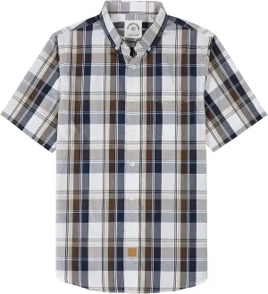 Dubinik Mens Short Sleeve Button Down Shirts Summer Vintage Short Sleeve Button Down Men Lightweight Men's Casual Shirts