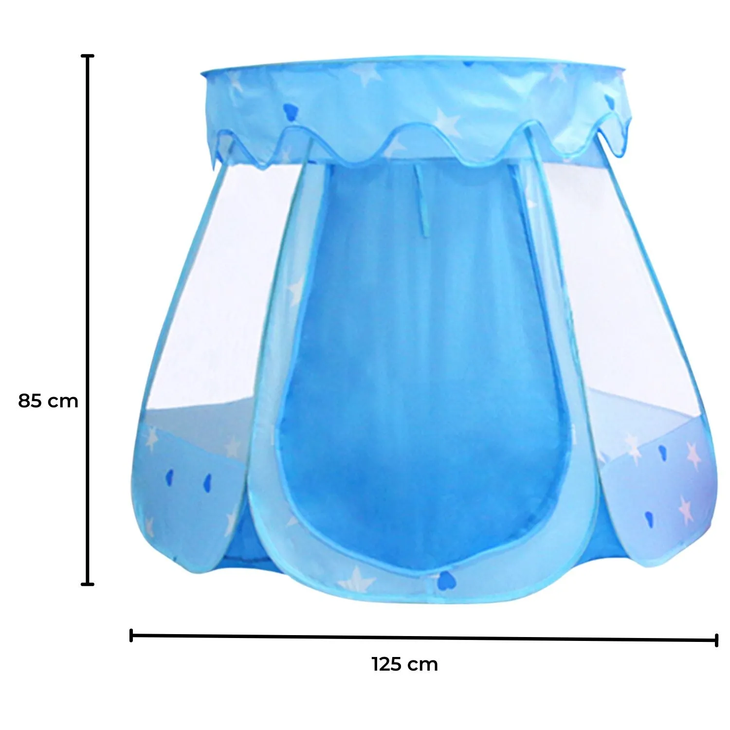 Easy Set-Up Blue Kids Tunnel Tent Anti-Insect Net by Gominimo