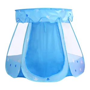 Easy Set-Up Blue Kids Tunnel Tent Anti-Insect Net by Gominimo