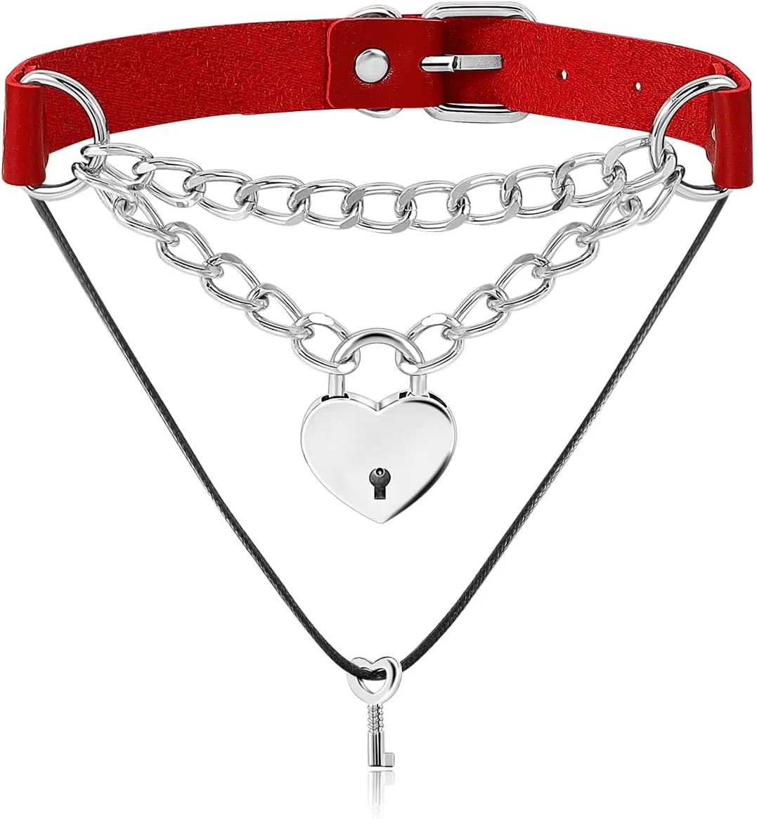 Eigso Vintage Choker with Engraved Customized Name Chains Necklace Emo Steampunk Jewelry for Women