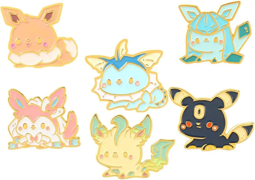 Enamel Pin Set Creative Lovely Brooch Pins Enamel Lapel Pin Lettering Pins Lapel Badge