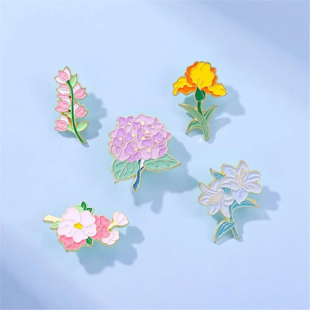 Enamel Pin Set Creative Lovely Brooch Pins Enamel Lapel Pin Lettering Pins Lapel Badge