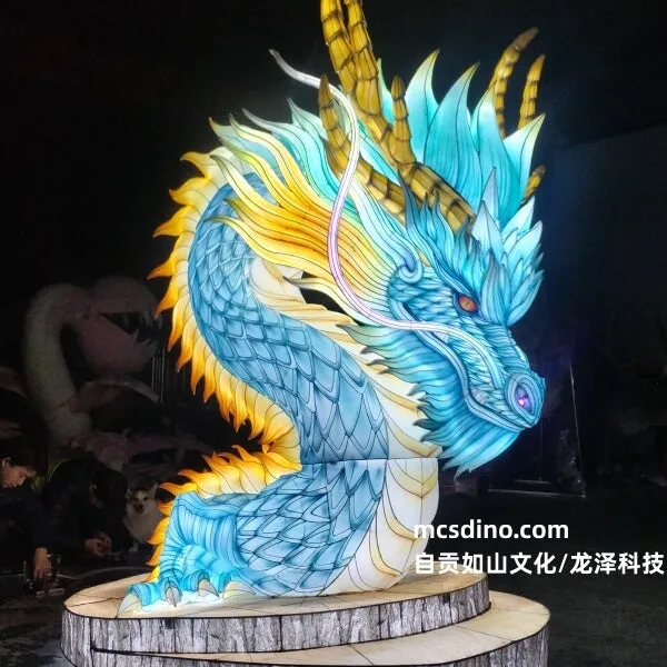 Enchanting Chinese Dragon Lantern: Illuminating Park-LTDR001