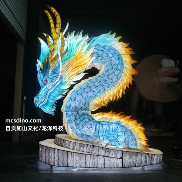 Enchanting Chinese Dragon Lantern: Illuminating Park-LTDR001
