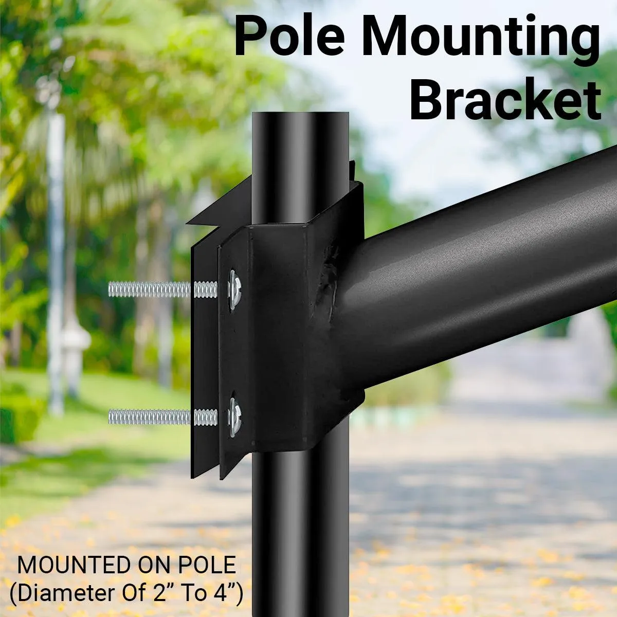 Epyz Black Mounting Short Pole