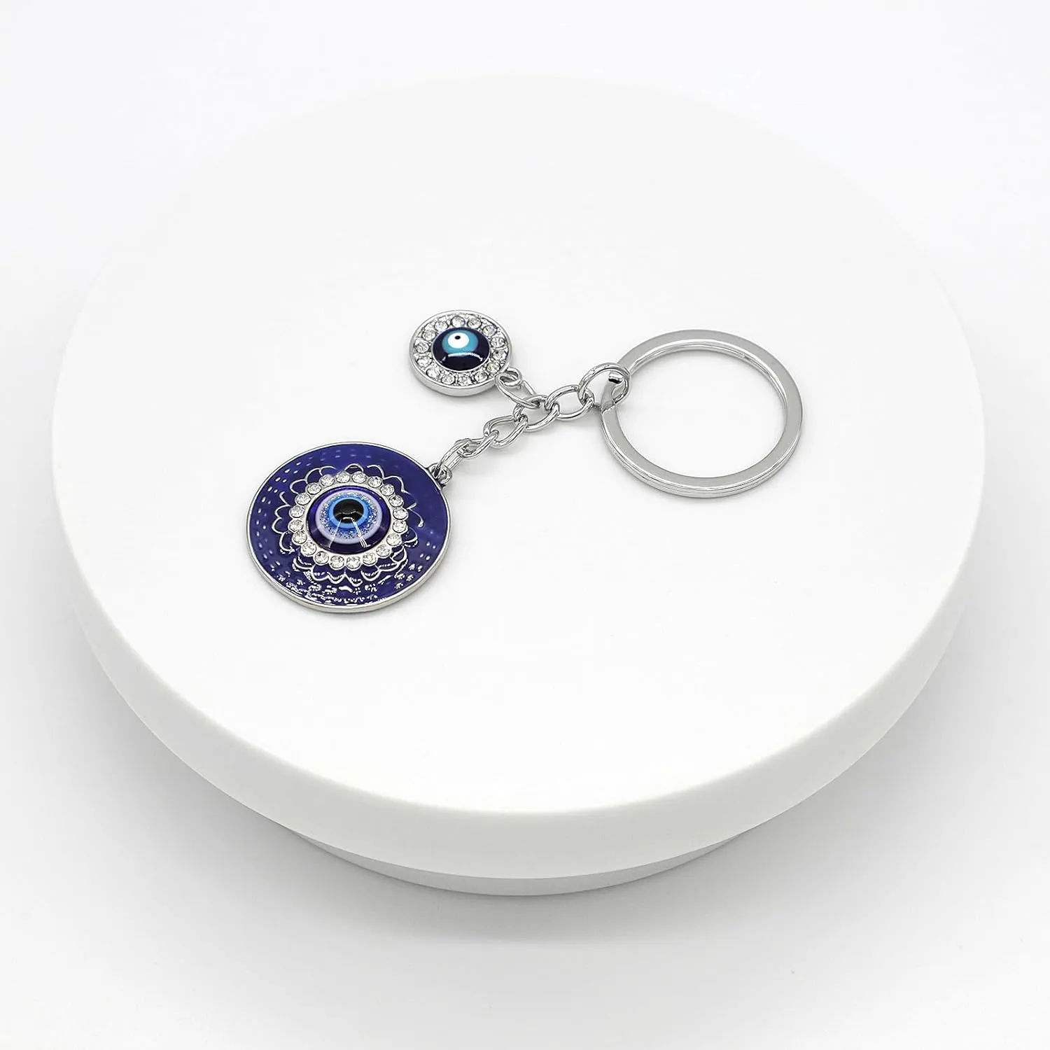 Evil Eye Keychains Bag Purse Keychains Good Luck Amulet protection Charm Keychains for Women Men