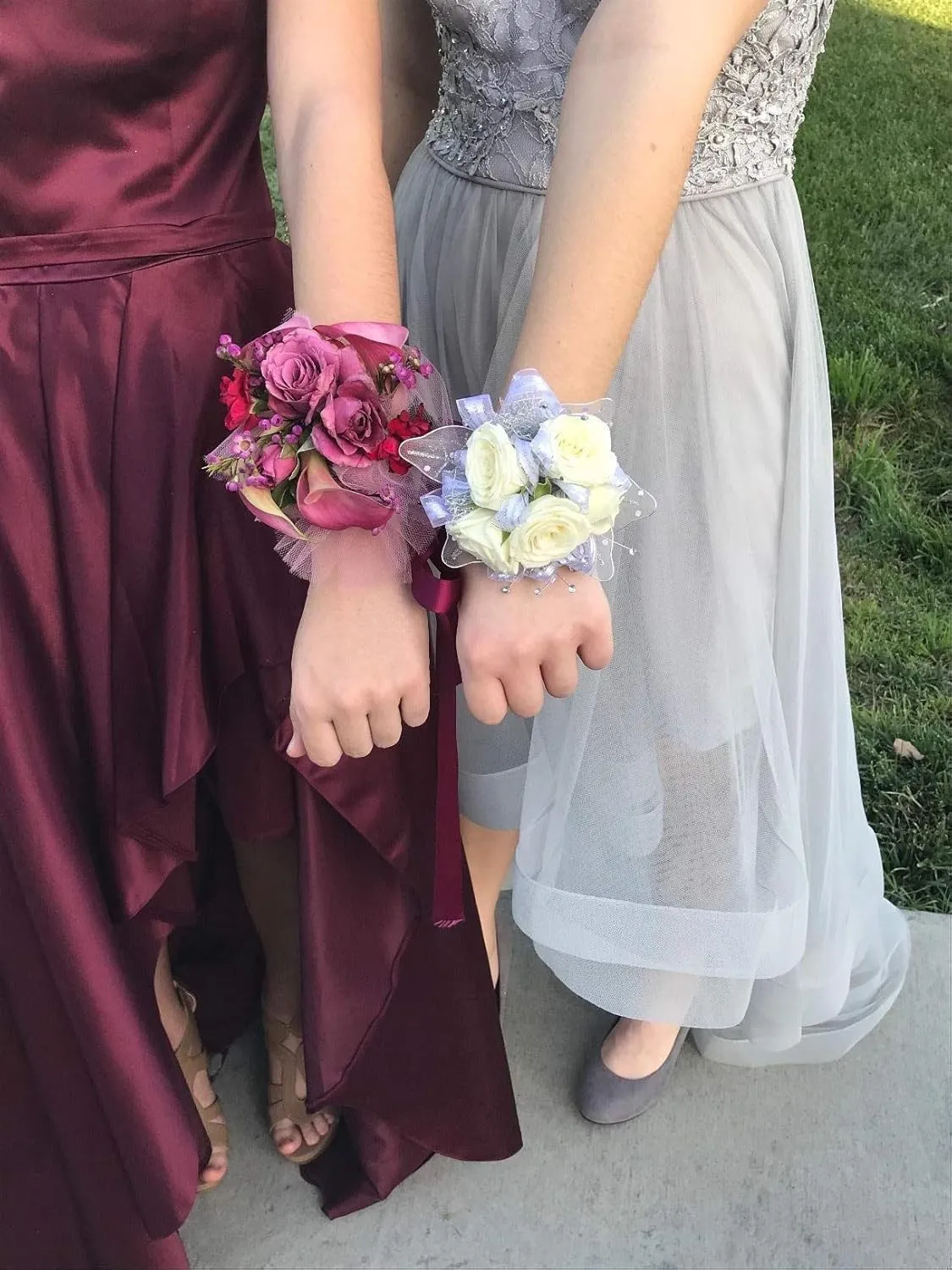 Floral Supply Online - Slaplet Sparkle Wristlet. Corsage Snap/Shimmer Wrap Floral Bracelets for Wedding, Prom, Dance or Events. (Pack of 3 Black)