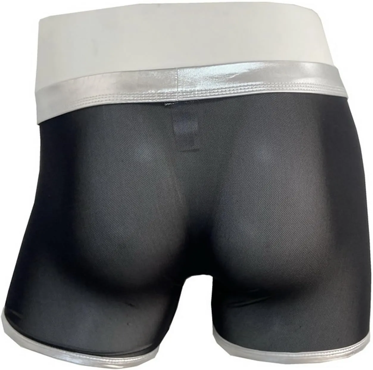 Gogobear Mens Underwear Lingerie Boxer Shorts Pants with Removable Pouch See Through Mesh Boxer Briefs Erotic Clubwear