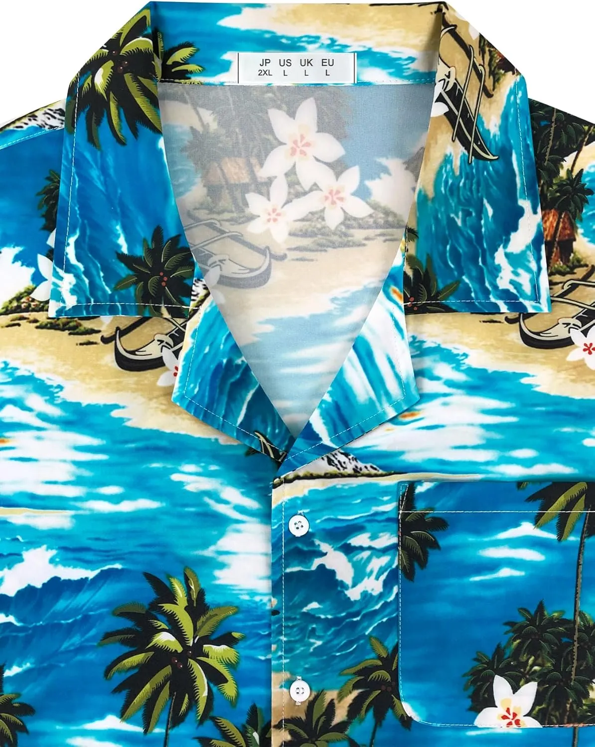 Hawaiian Shirts for Men Casual Beach Summer Shirt Floral Button Down Tropical Holiday Short Sleeve Shirts