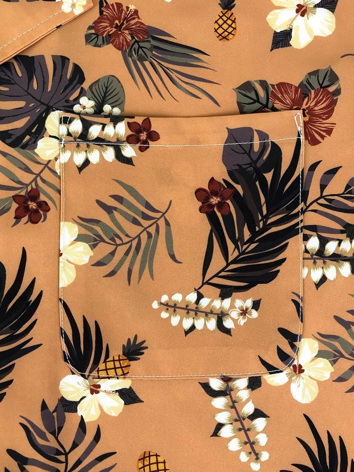 Hawaiian Shirts for Men Casual Beach Summer Shirt Floral Button Down Tropical Holiday Short Sleeve Shirts