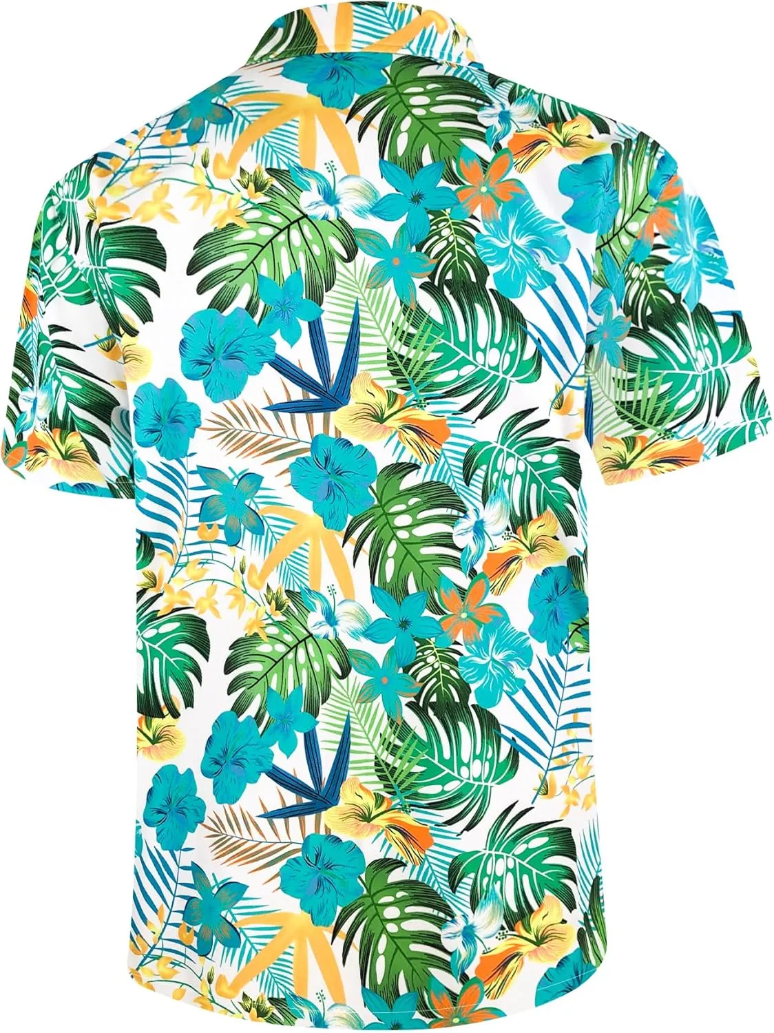 Hawaiian Shirts for Men Casual Beach Summer Shirt Floral Button Down Tropical Holiday Short Sleeve Shirts