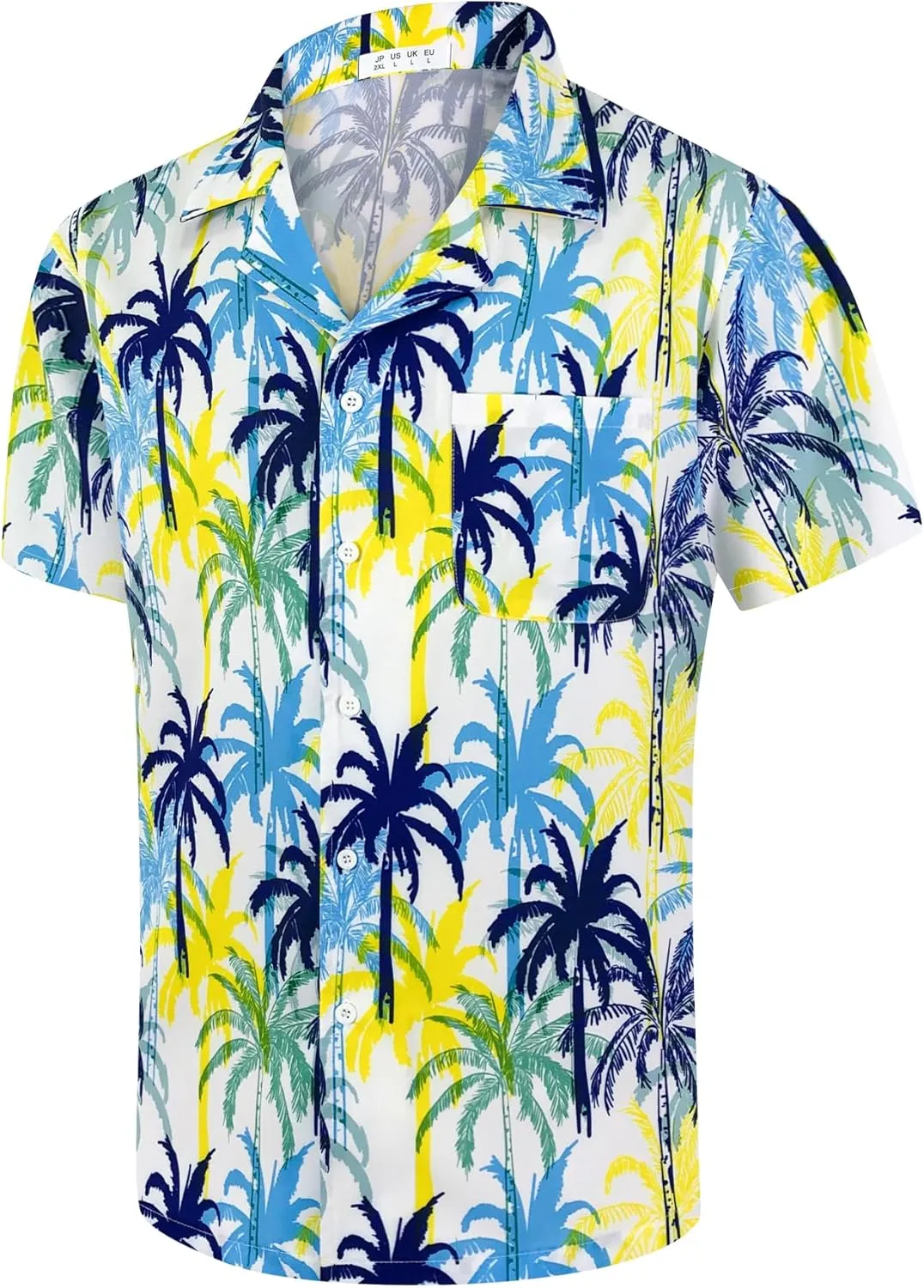 Hawaiian Shirts for Men Casual Beach Summer Shirt Floral Button Down Tropical Holiday Short Sleeve Shirts