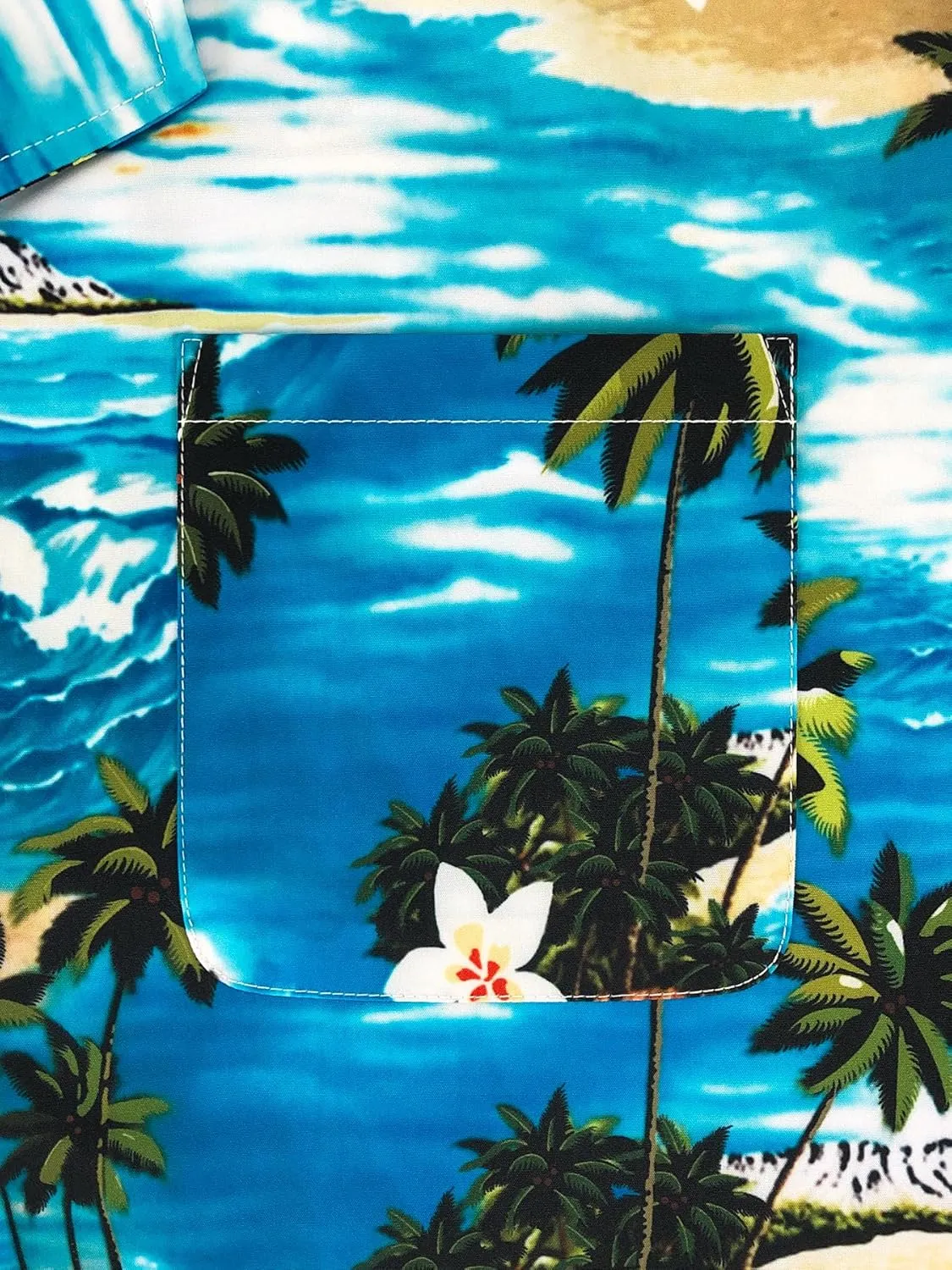 Hawaiian Shirts for Men Casual Beach Summer Shirt Floral Button Down Tropical Holiday Short Sleeve Shirts