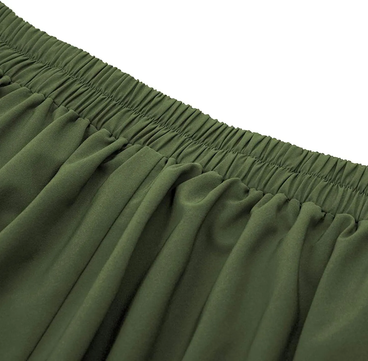 High Waisted Midi Skirt Women Vintage Skirts A Line Swing Skirt Elegant Maxi Skirts Dressy Skirt Elastic Summer Skirt