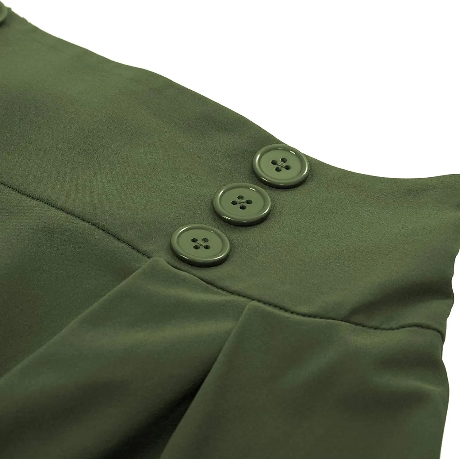 High Waisted Midi Skirt Women Vintage Skirts A Line Swing Skirt Elegant Maxi Skirts Dressy Skirt Elastic Summer Skirt