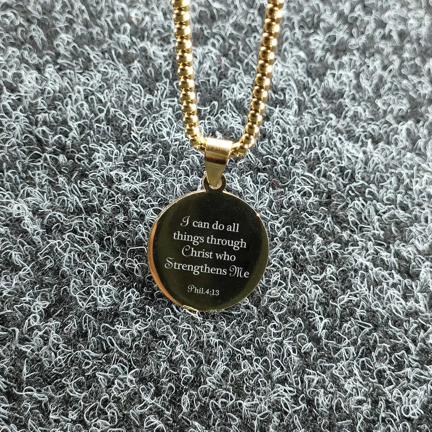 HOFOYA Sports Athletes Necklace with Inspiring Bible Quote from Phil 4:13 Baseball Basketball Football Soccer Volleyball Pendant Jewelry Gift for Men Teen boys girls,Christ Baptist gifts.