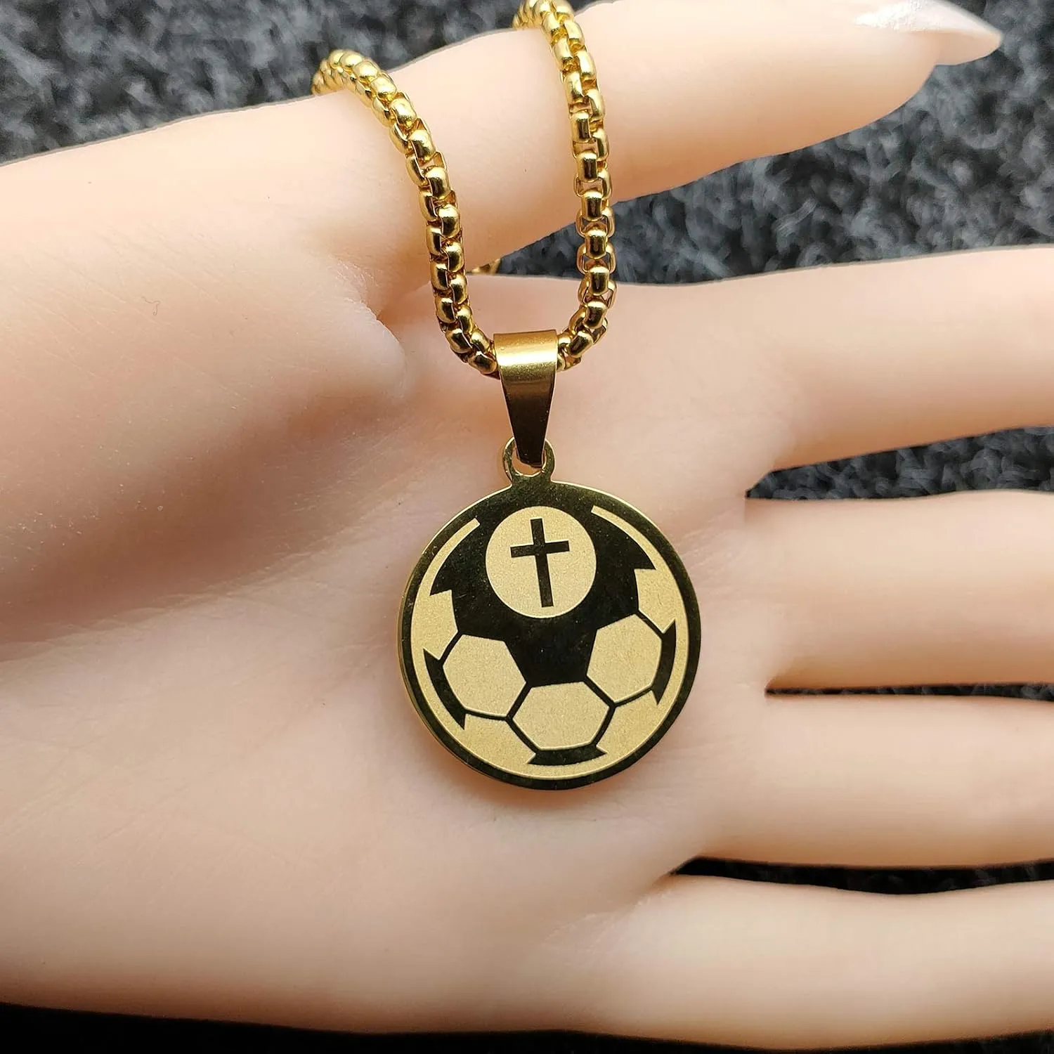 HOFOYA Sports Athletes Necklace with Inspiring Bible Quote from Phil 4:13 Baseball Basketball Football Soccer Volleyball Pendant Jewelry Gift for Men Teen boys girls,Christ Baptist gifts.