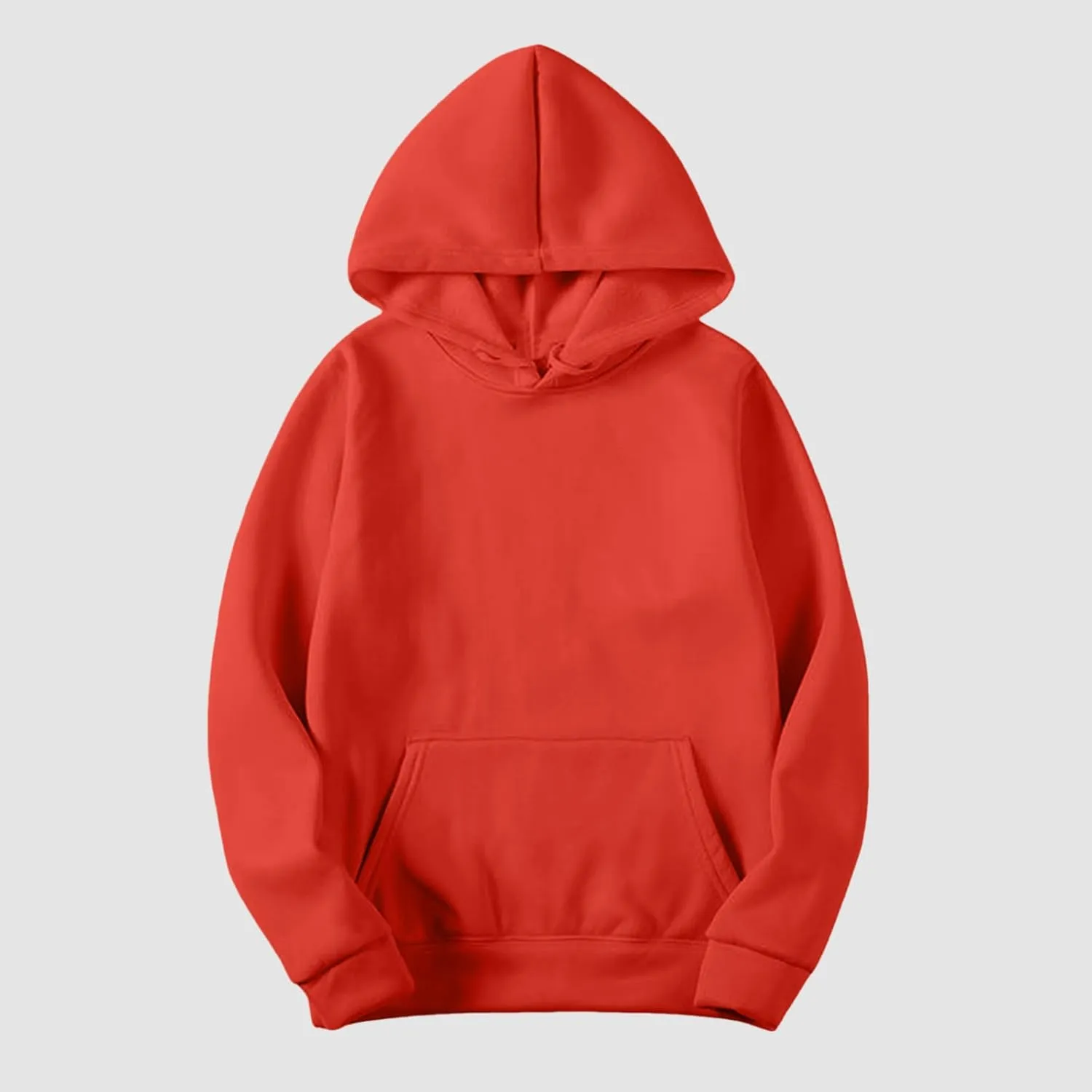 Hoodies For Women Plus Size Long Sleeve Drop Shoulder Casual Sweatshirt Solid Color Drawstring Fashion Sweatshirts