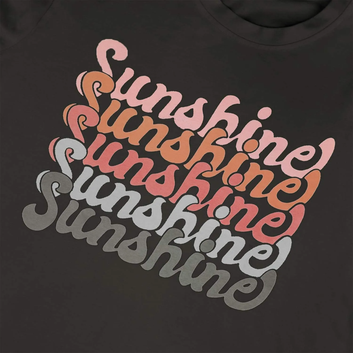 INFITTY Womens Funny Letters Print T Shirts Short Sleeve Shirts Cute Sunshine Graphic Tees Summer Casual Loose Tops