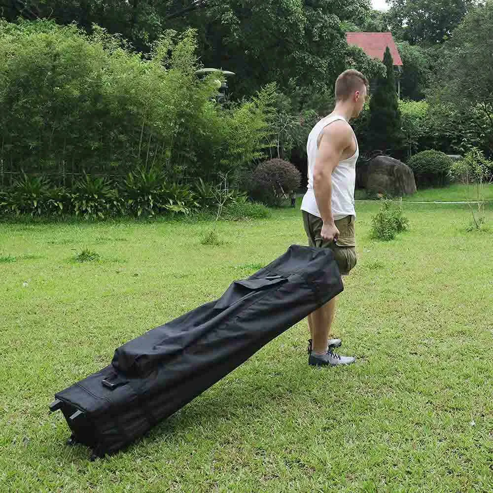 InstaHibit 10x10 Pop Up Canopy Rolling Storage Bag 11x11x63"