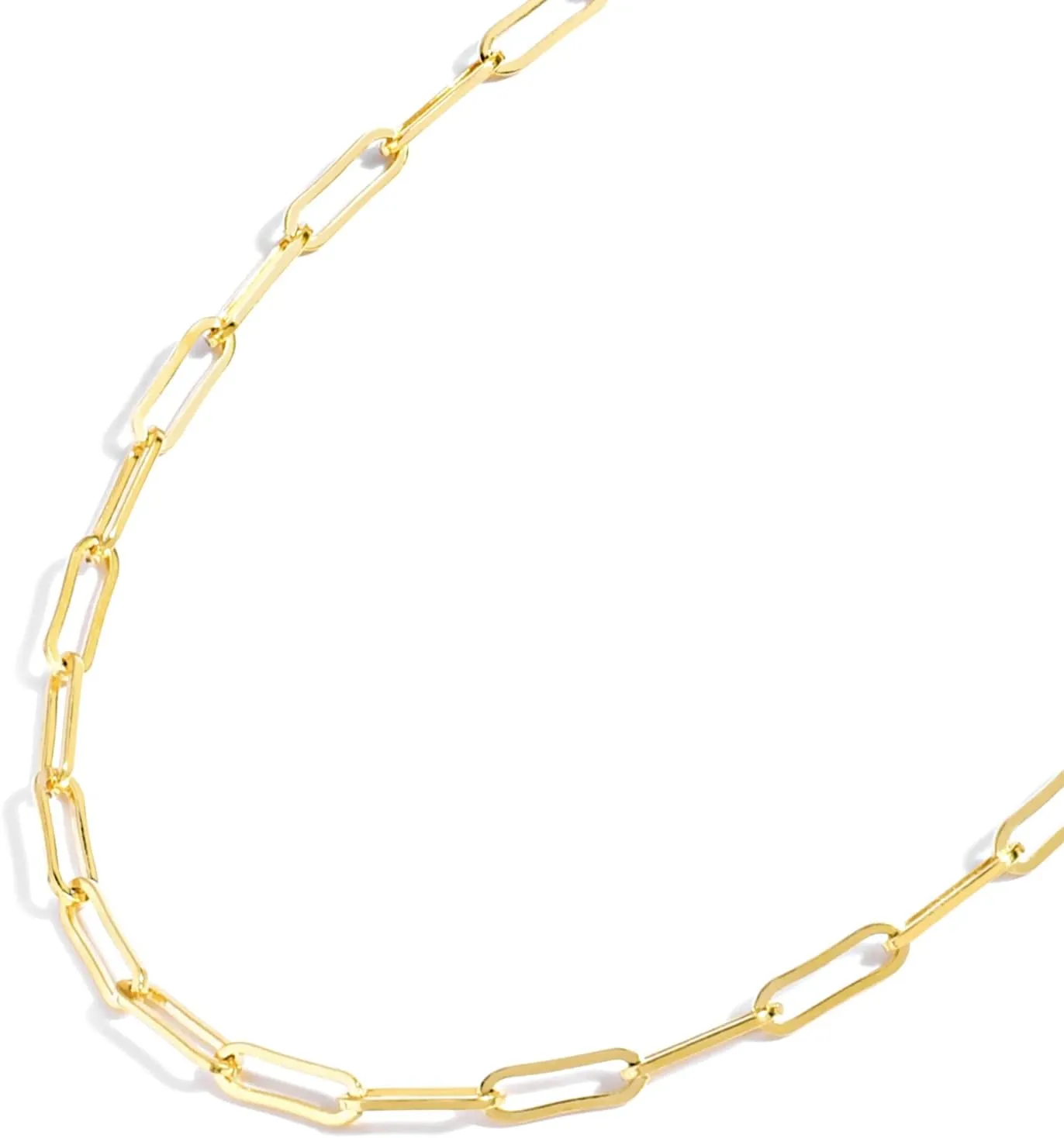 Jewelry Atelier Gold Chain Necklace Collection for Women and Men - Box, Clip & Cable