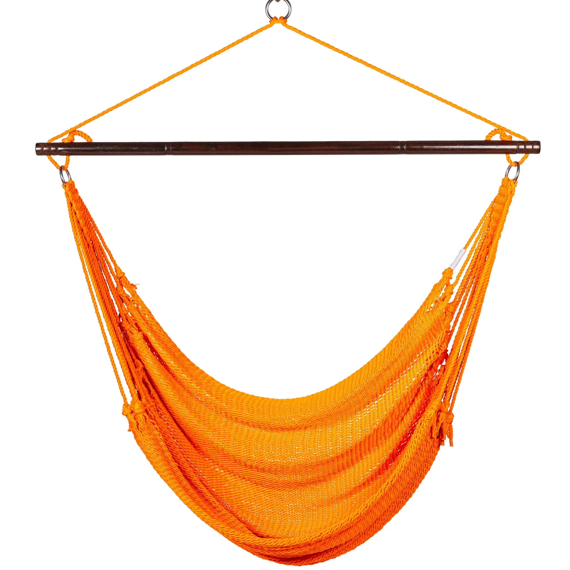Jumbo Caribbean Hammock Chair - Orange