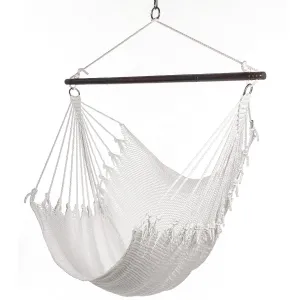 Jumbo Caribbean Hammock Chair - White