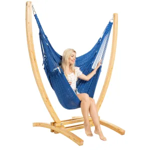 Jumbo Caribbean Recliner - Dark Blue