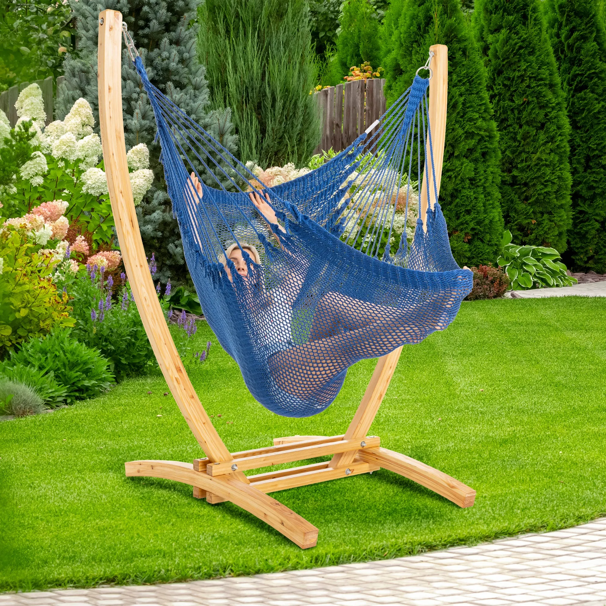 Jumbo Caribbean Recliner - Dark Blue