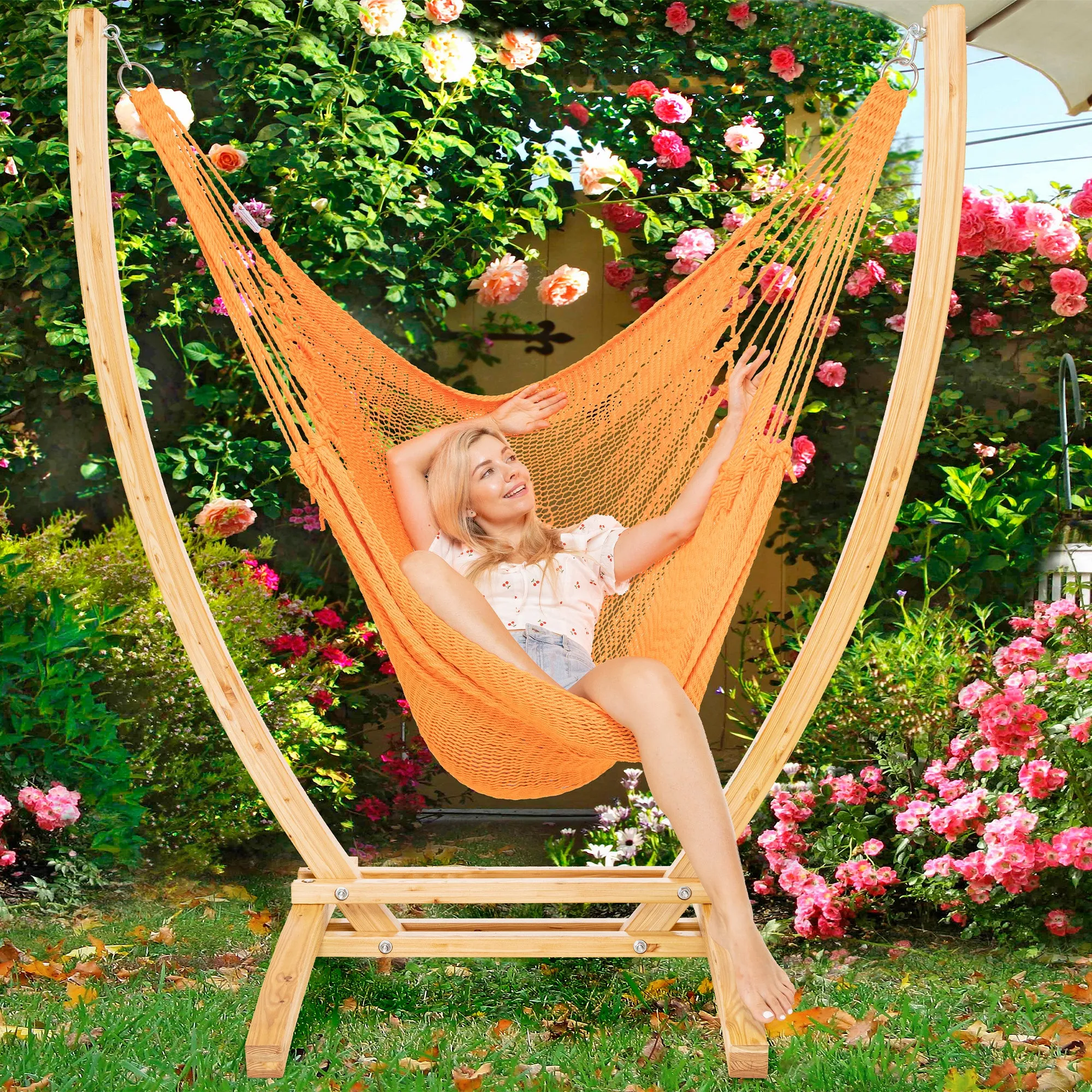 Jumbo Caribbean Recliner - Orange