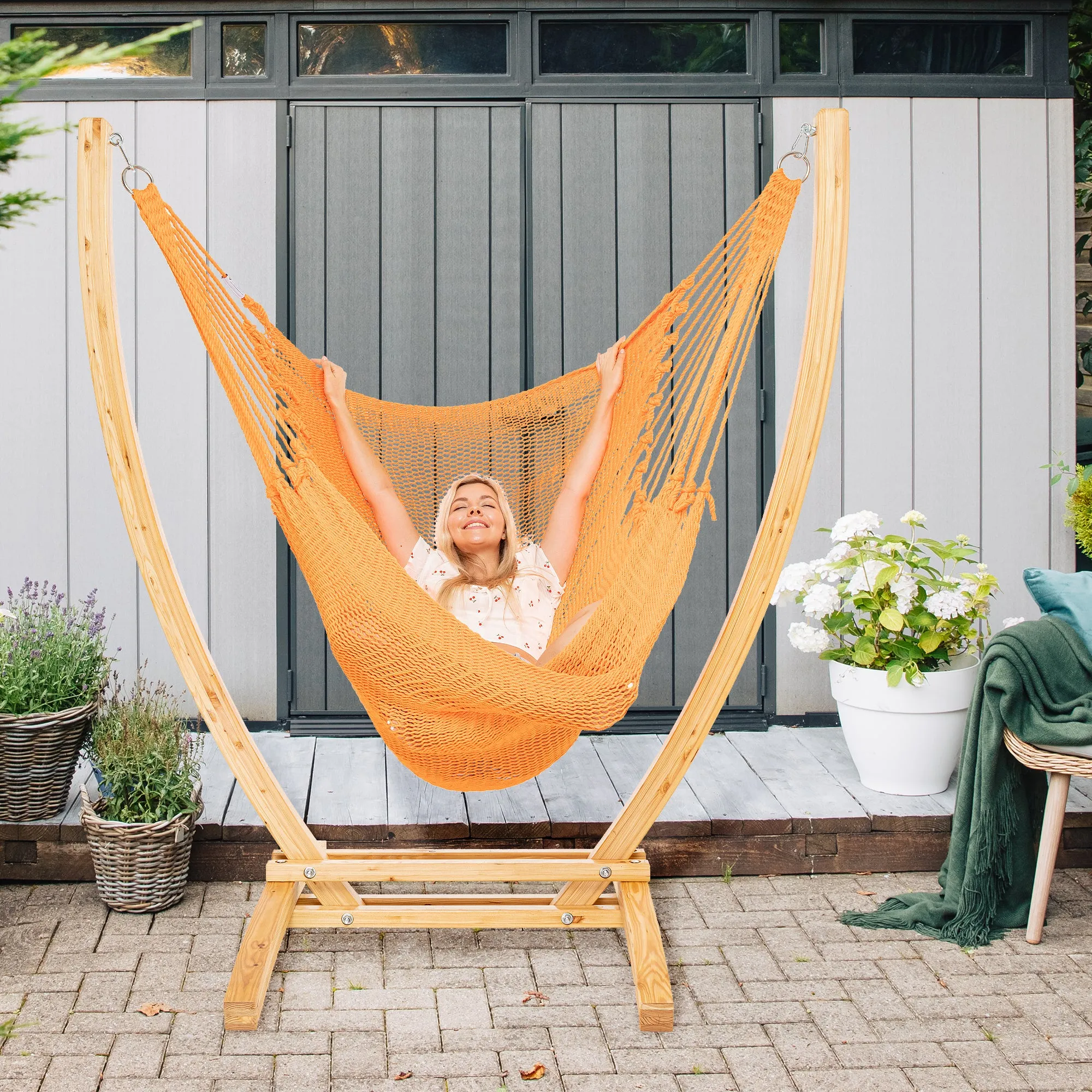 Jumbo Caribbean Recliner - Orange