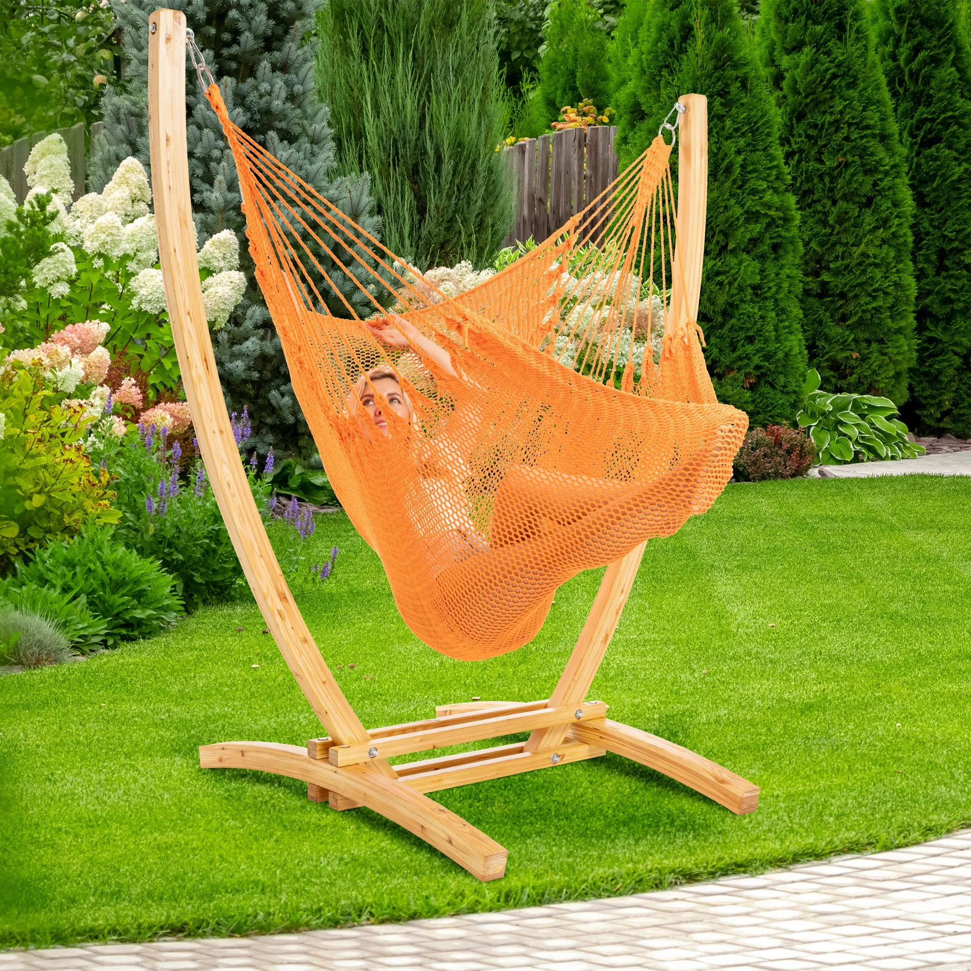 Jumbo Caribbean Recliner - Orange