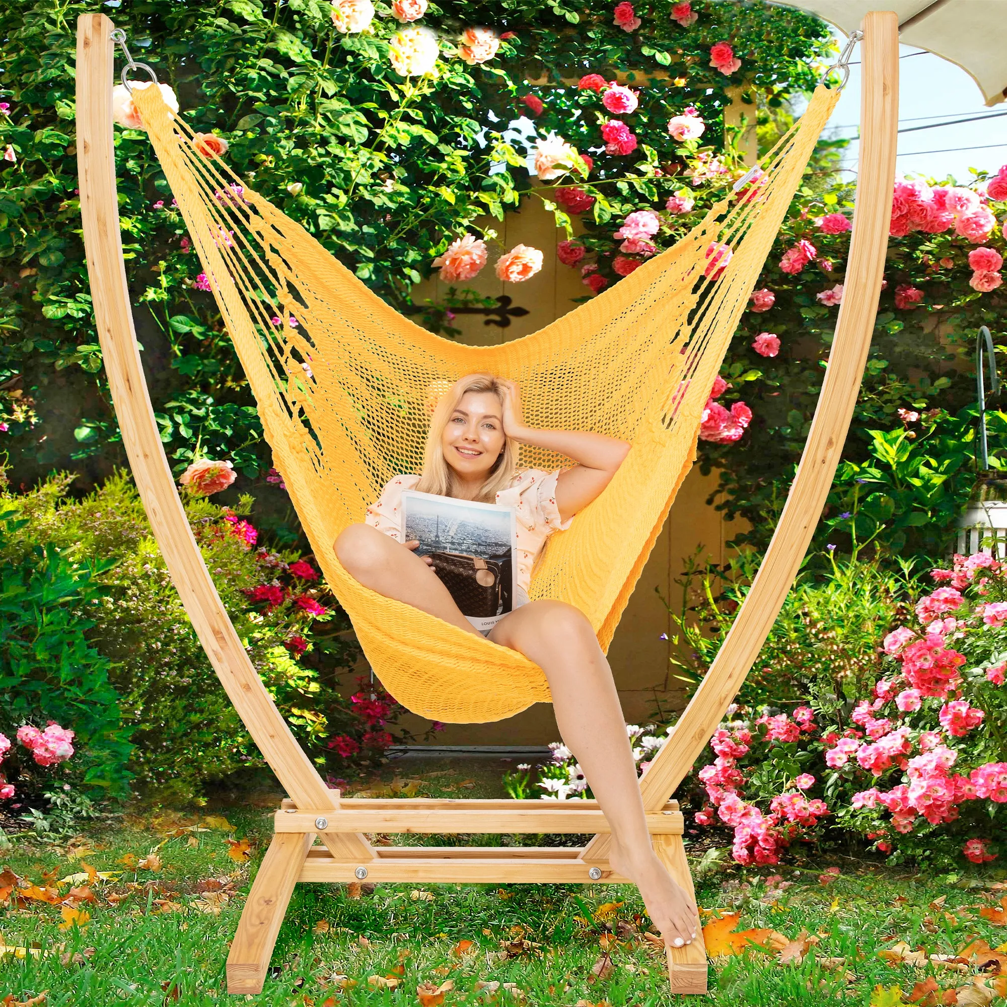 Jumbo Caribbean Recliner - Yellow